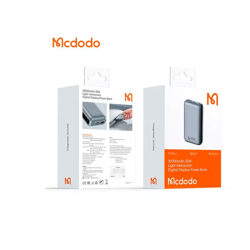 پاوربانک مک دودو MC4530 ظرفیت 10000 میلی آمپر ساعت — تصویر ۱۰
