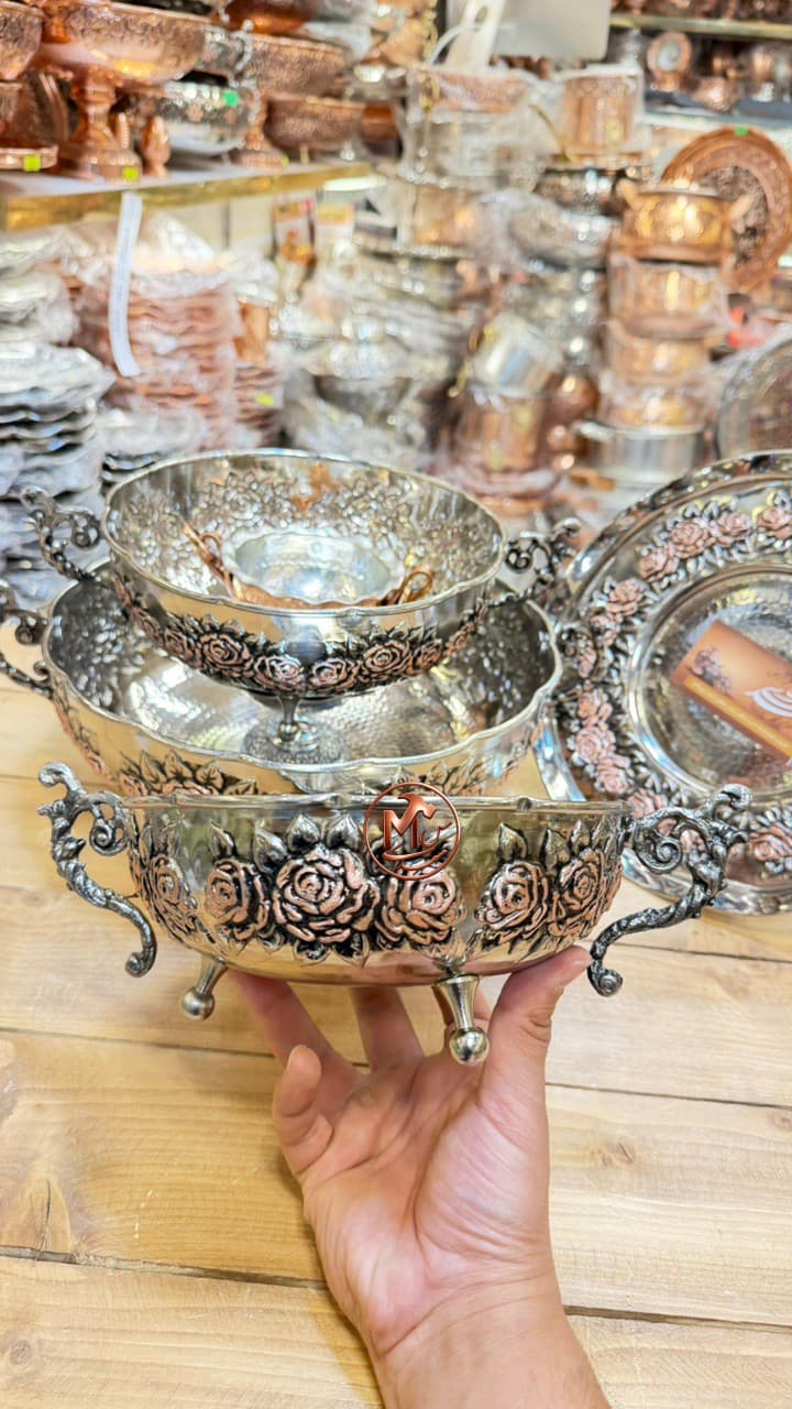ست پذیرایی رز سلطنتی الماس ۳ پایه
