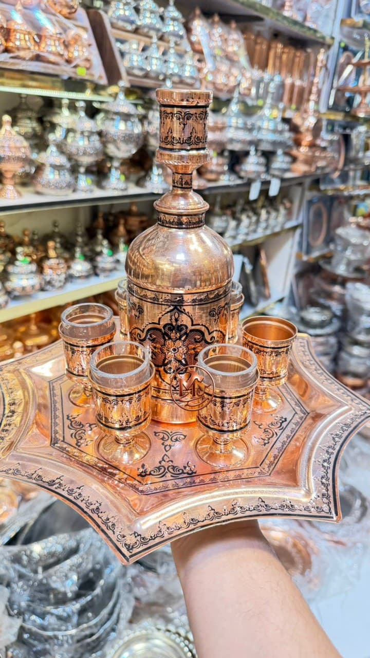 ست تنگ مسی طرح مصری زنجان