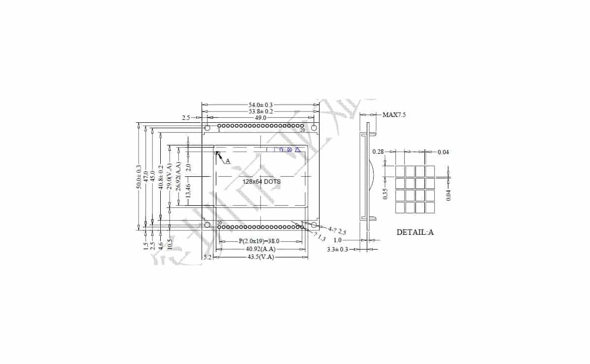 LCD گرافیکی 64×128 ریز آبی GLCD — تصویر ۹