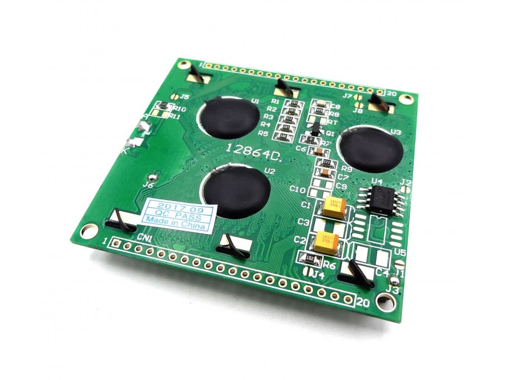 LCD گرافیکی 64×128 ریز آبی GLCD — تصویر ۳