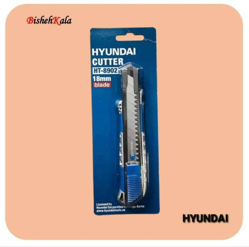کاتر 18 میلیمتر HYUNDAI هیوندای مدل HT-8902 کد(3)