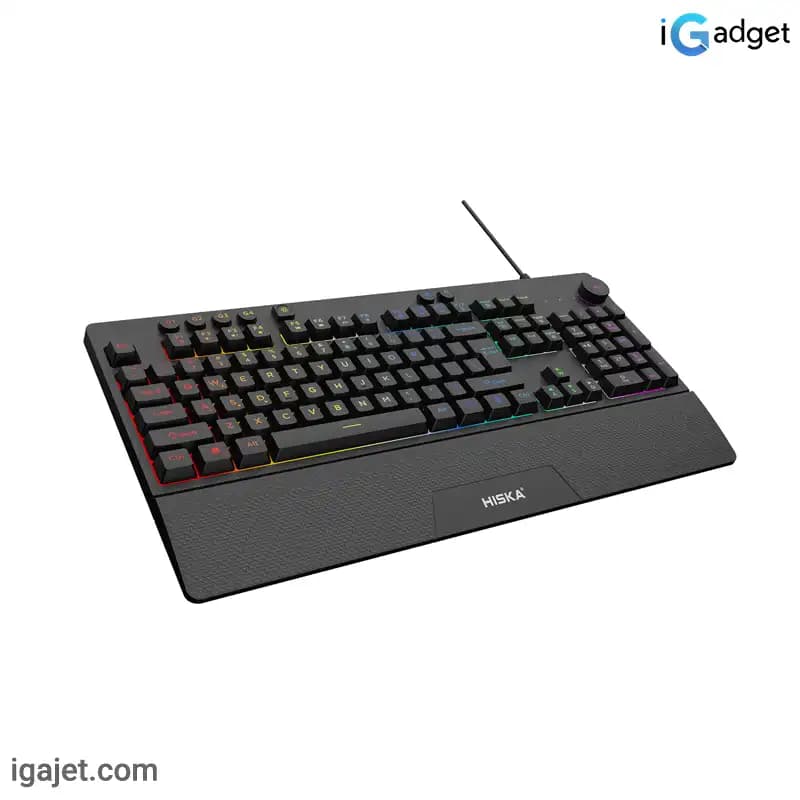 کیبورد گیمینگ هیسکا مدل HX-KEG405 — تصویر ۴