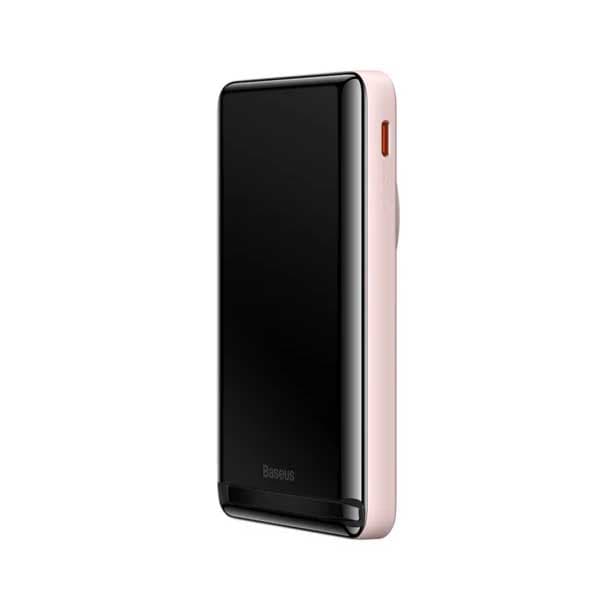 پاوربانک بیسیم مگنتی استنددار 10000 میلیآمپر بیسوس Baseus Wireless Fast Charge Power Bank 20W PPCX000003 — تصویر ۱۲