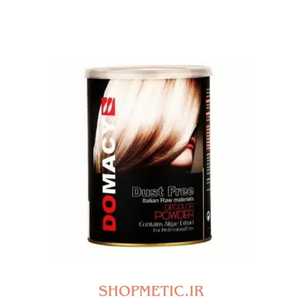 پودر دکلره دوماسی مدل dust free وزن 400 گرم white — تصویر ۵