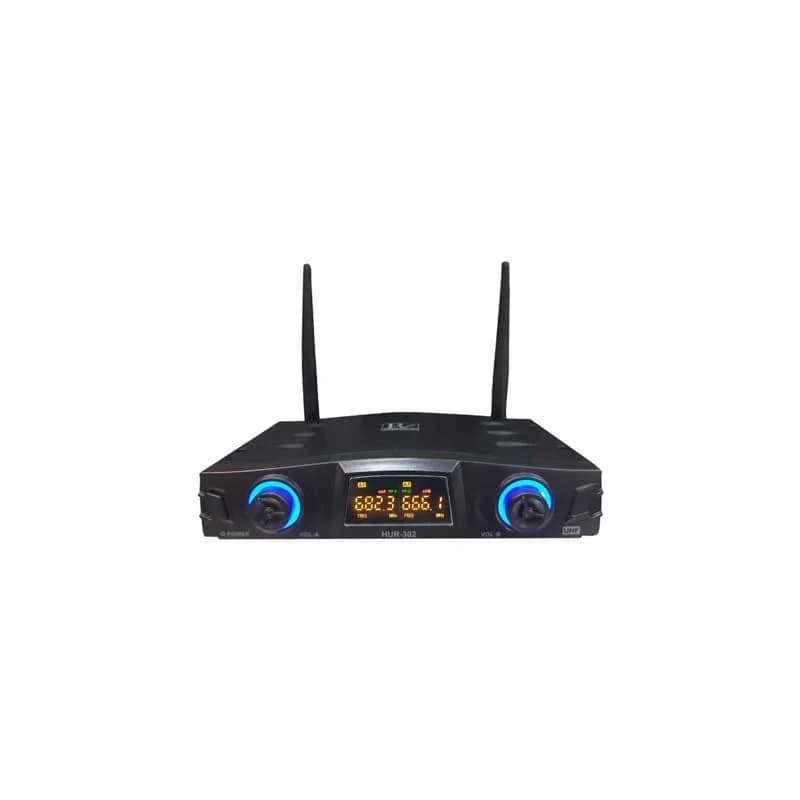 میکروفن بی سیم P.V پی وی مدل HUR-302 دو یقه ای — تصویر ۶