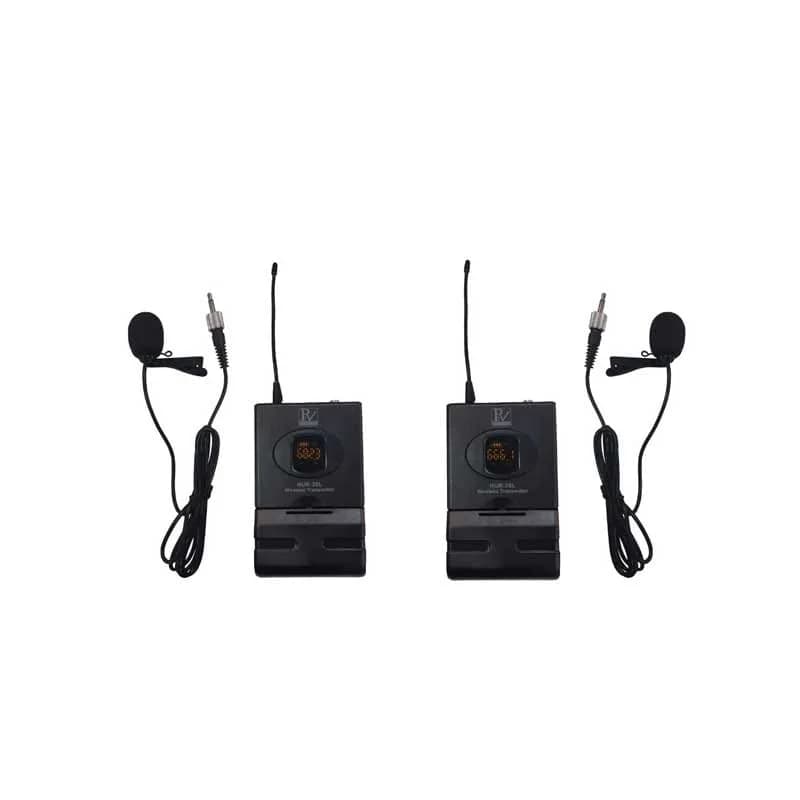 میکروفن بی سیم P.V پی وی مدل HUR-302 دو یقه ای — تصویر ۷