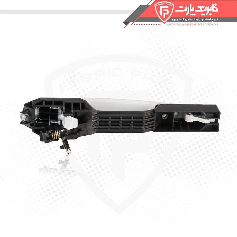 مجموعه دستگیره درب بازکن بیرونی دنا جلو چپ-خام (بابراکت) — تصویر ۳