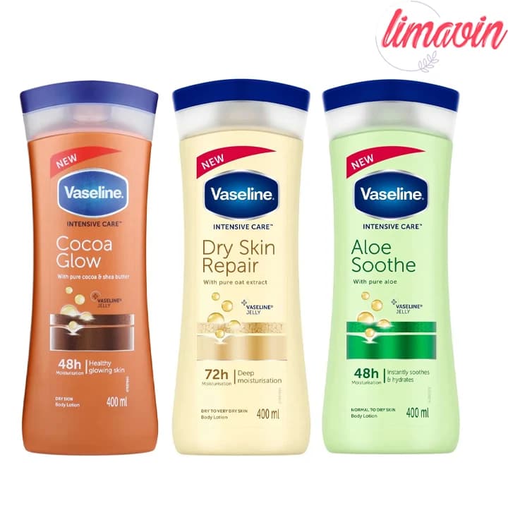 لوسیون بدن وازلین مدل dry skin حجم 100 میلی لیتر — تصویر ۵