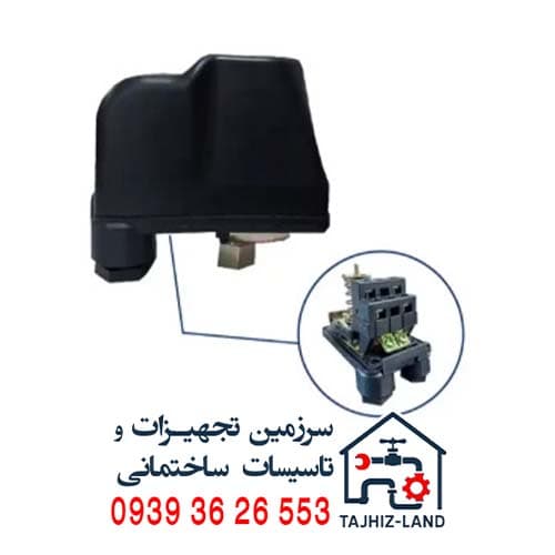 کلید کنترل سه فاز اتومات پمپ استریم مدل PC-9B – تجهیزلند