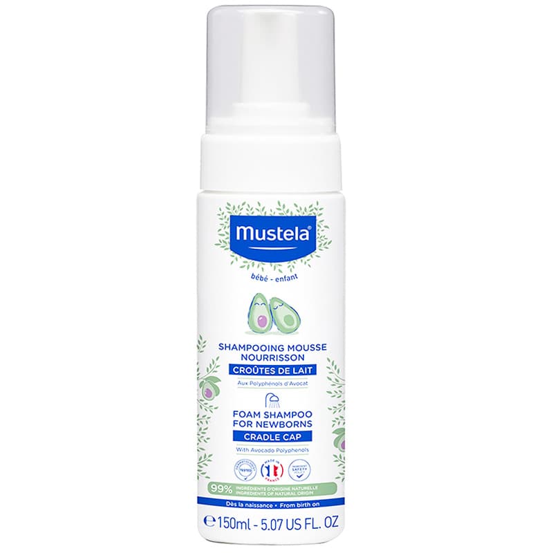 شامپو سر بچه فوم 99% ارگانیک نیوبرن موستلا Mustela — تصویر ۲