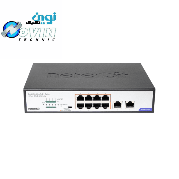 سوییچ 10 پورت نتربیت مدل NGS-F1010P-C — تصویر ۹