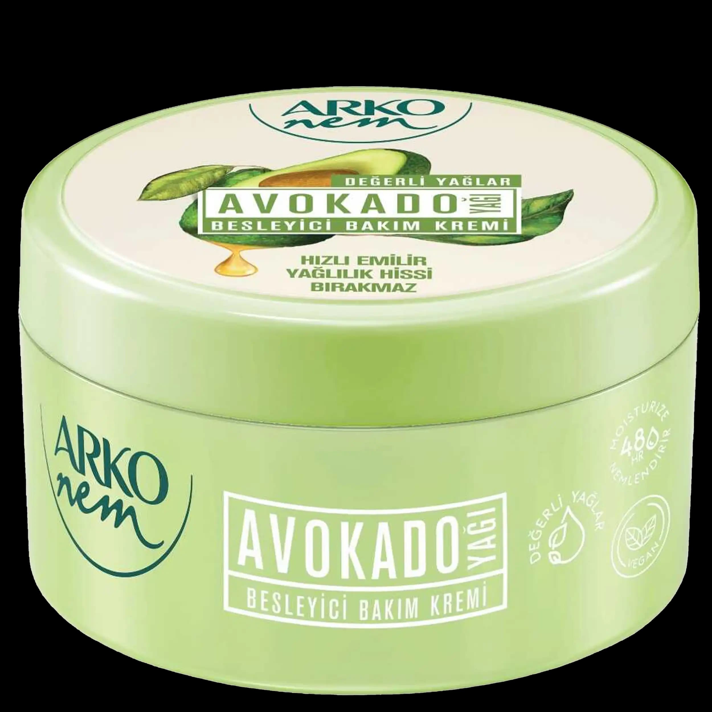 کرم مرطوب کننده روغن آووکادو آرکو نم | Arko nem Avocado Oil Cream 250ml