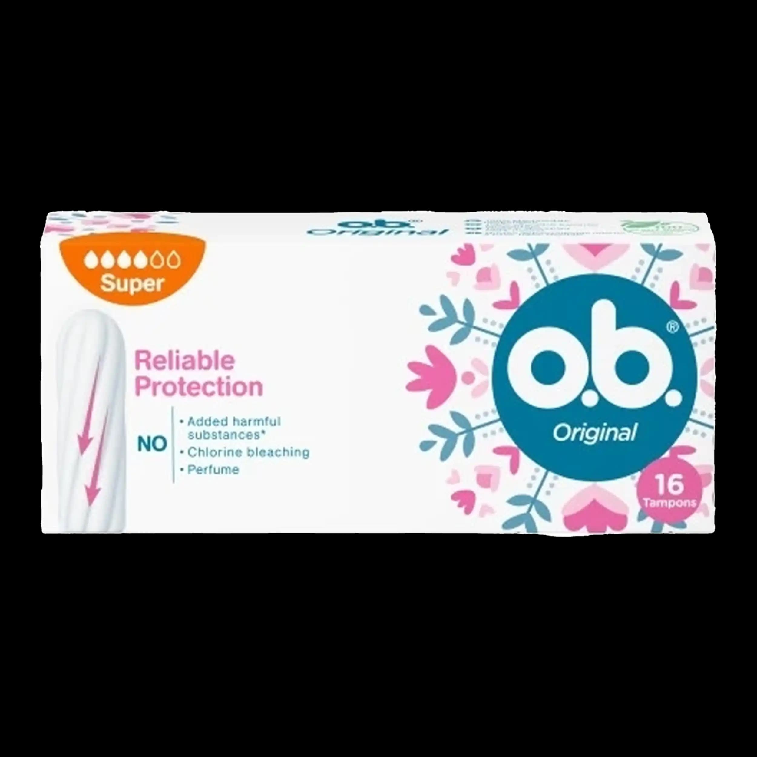 تامپون اوبی سایز سوپر 16 عددی | Ob Tampons Original Super 16 pcs — تصویر ۴