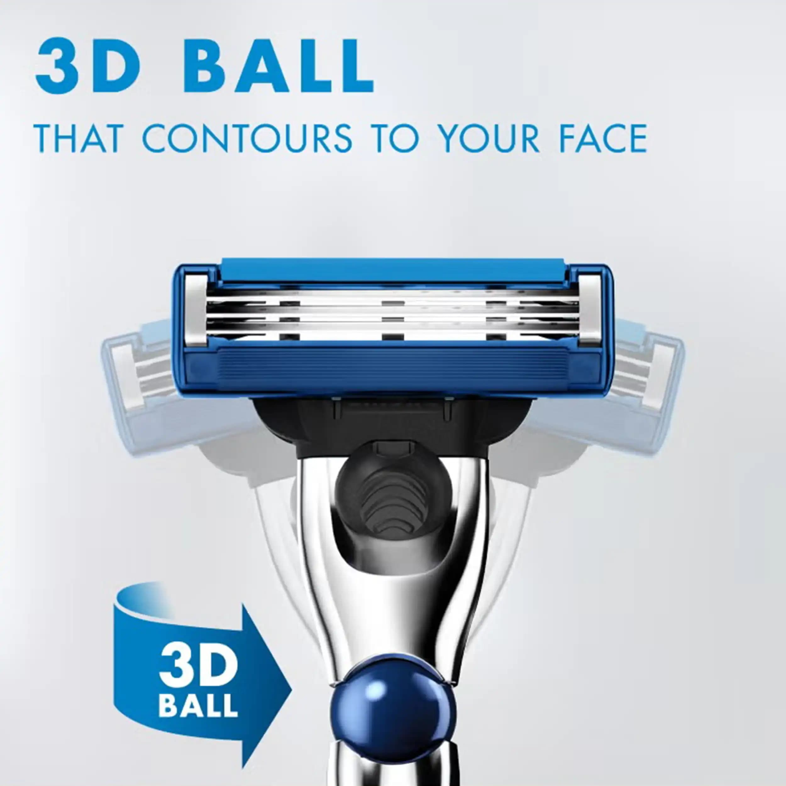 ژیلت مچ 3 توربو 2 یدک | Gillette MACH3 Turbo Men’s Razor — تصویر ۹