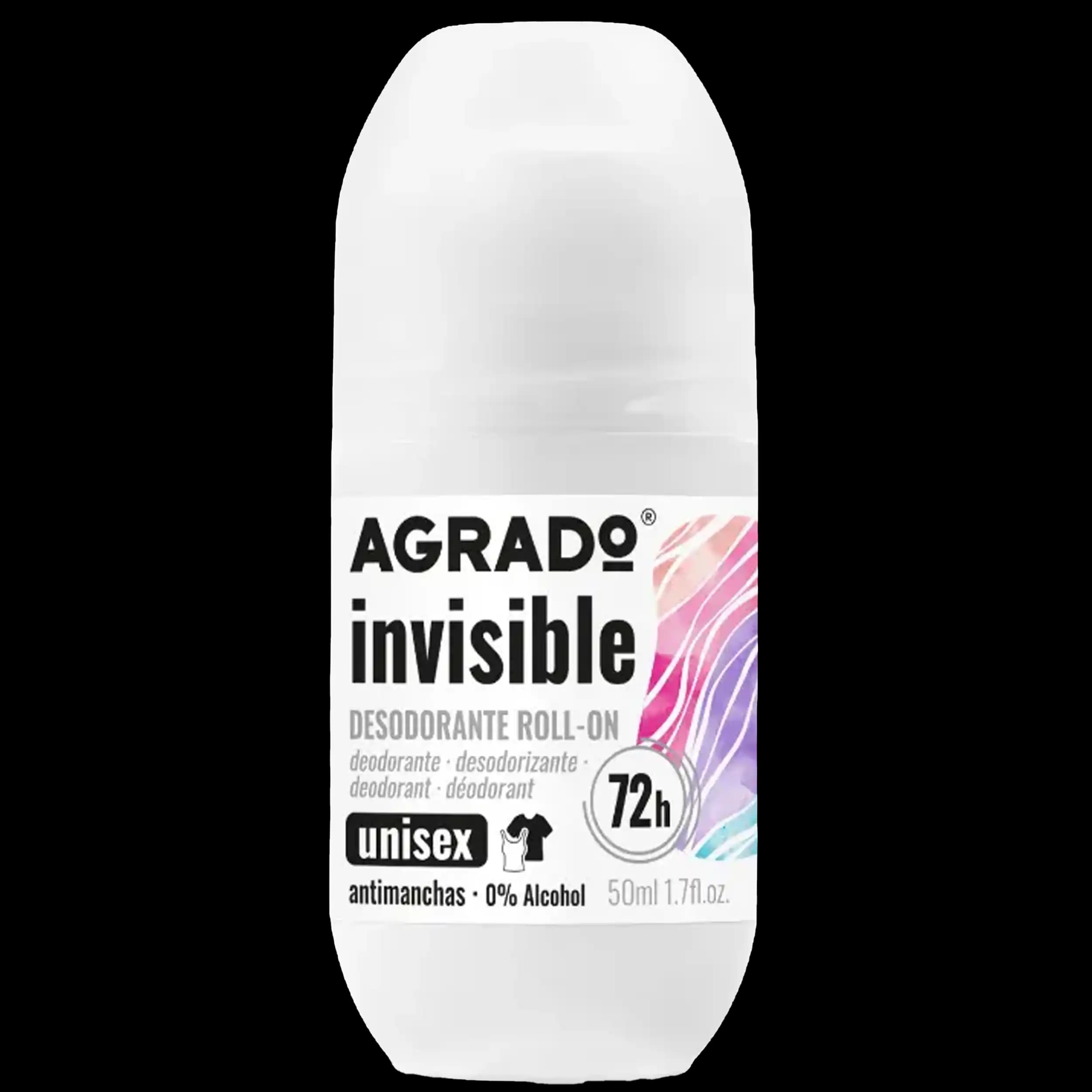 مام رول ضد تعریق و ضد لک آگرادو | Agrado Antiperspirant Roll-On Deodorant Invisible 50ml