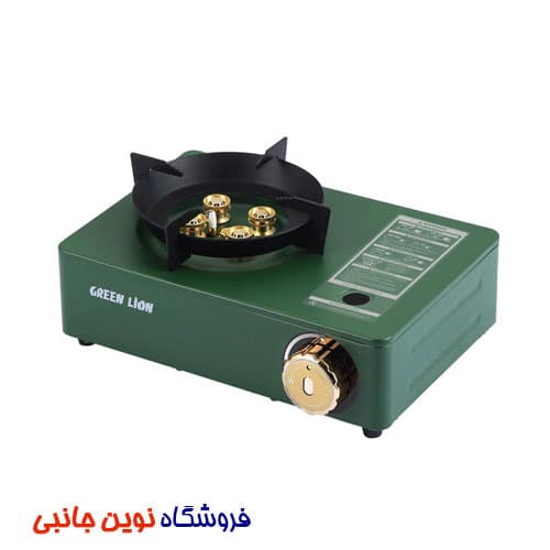 اجاق گاز سفری مینی گرین لاین مدل 4Burner mini قابل حمل | Green Lion 4burner mini Travel cassette stove ( تک / عمده )