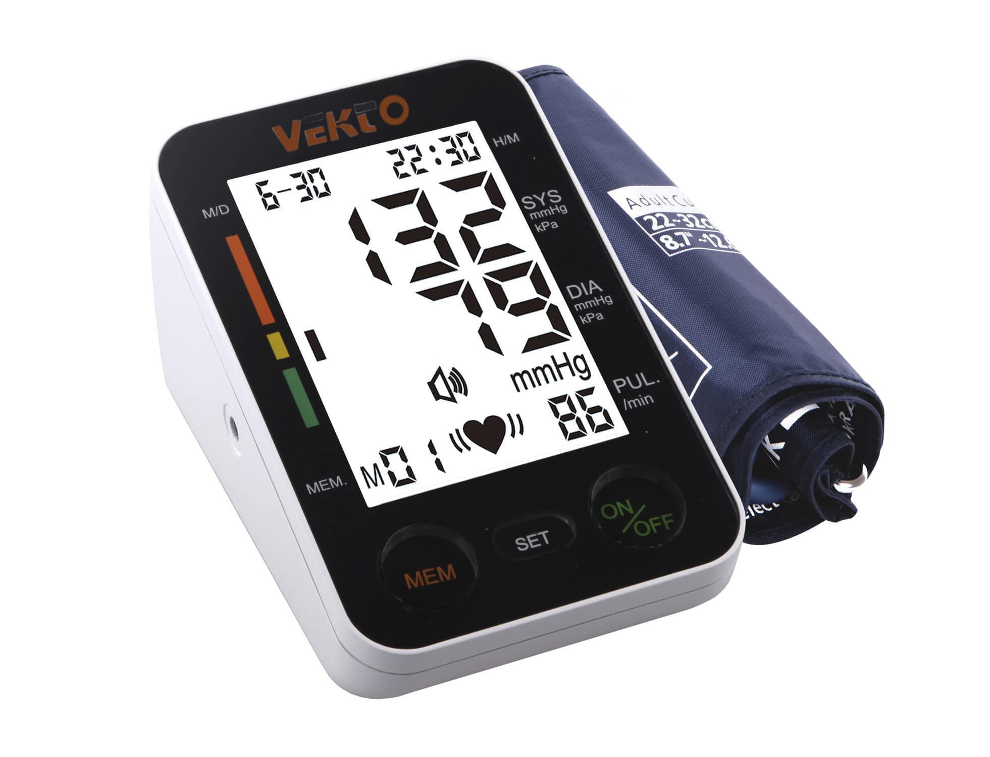 فشارسنج دیجیتال وکتو Vekto VT-800B12 — تصویر ۲