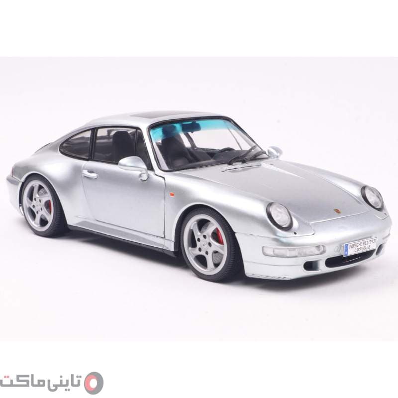 ماکت ماشین Porsche 911 (993) برند Solido نقره ای — تصویر ۷
