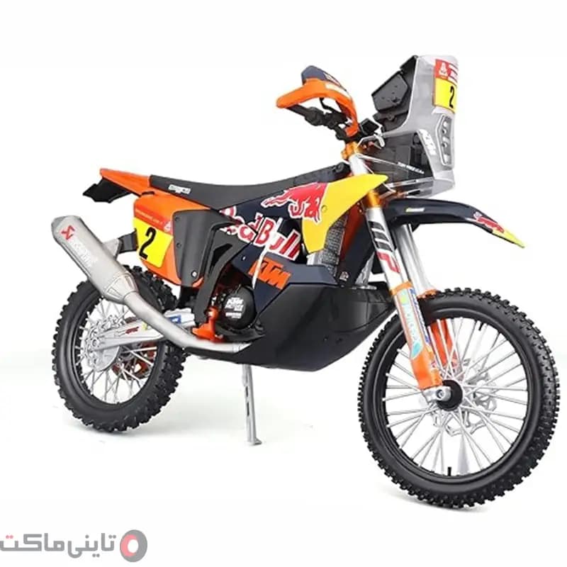 ماکت موتور KTM RedBull Rally برند Maisto — تصویر ۴