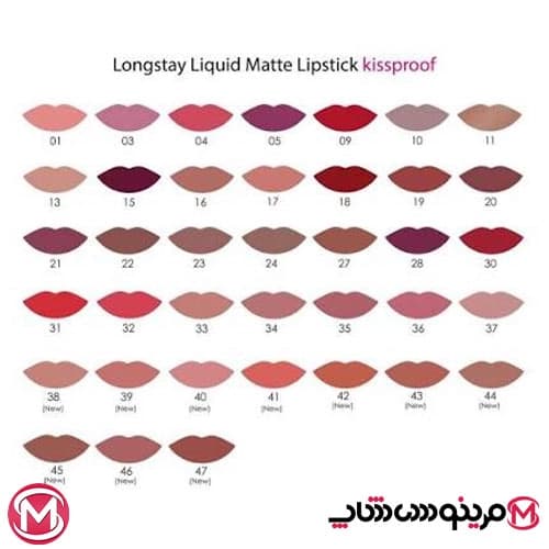 رژ لب مایع مات بادوام گلدن رز شماره 38 — تصویر ۸