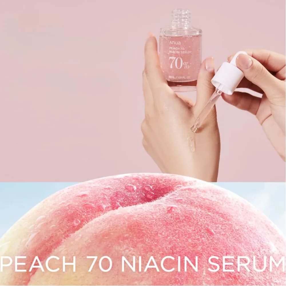 سرم نیاسینامید آنوا حاوی عصاره هلو Anua Peach 70% Niacin Serum — تصویر ۵