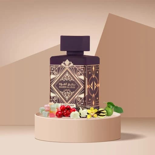 عطر ادکلن بدیع ال عود آمیتیس لطافه اینیشیو اتمیک رز | Lattafa Bade’e Al Oud Amethyst — تصویر ۱۲