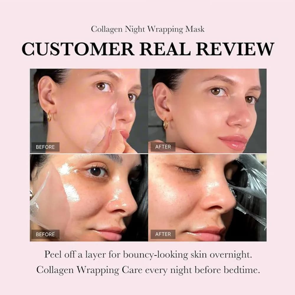 ماسک شب کلاژن مدی کیوب medicube collagen wrapping mask — تصویر ۶