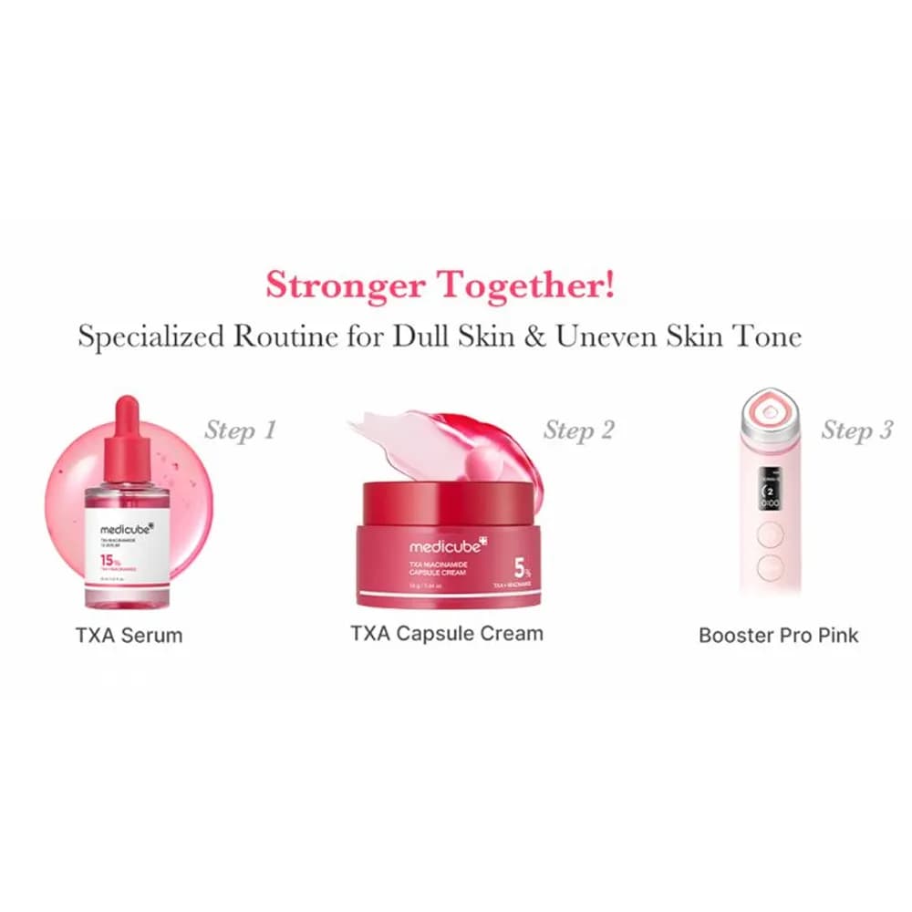 کرم کپسولی نیاسین آمید و TXA مدی کیوب medicube TXA+Niacinamide Capsule Cream — تصویر ۱۲