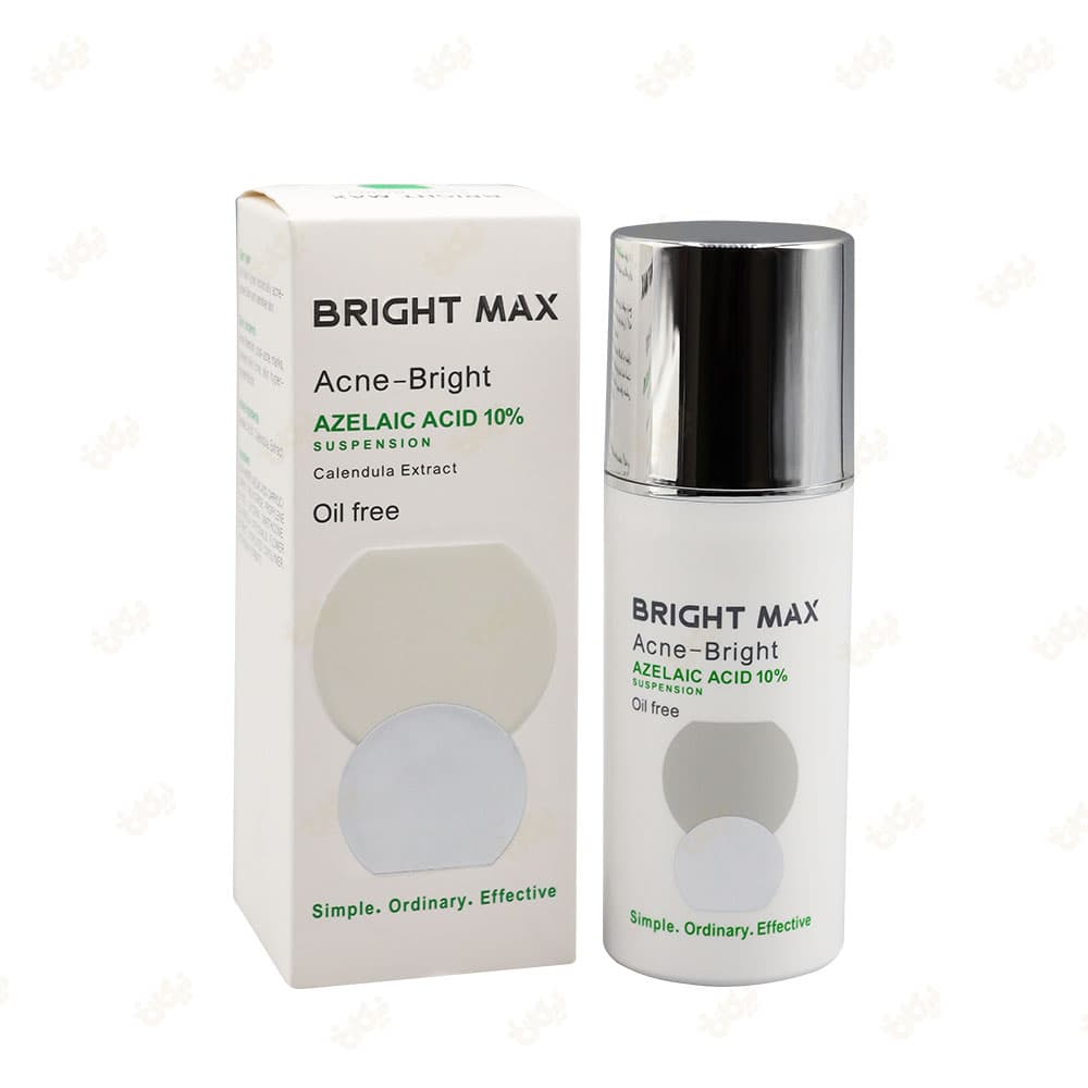 سوسپانسیون آکنه برایت آزلائیک اسید10% برایت مکس ۳۰میل — تصویر ۴