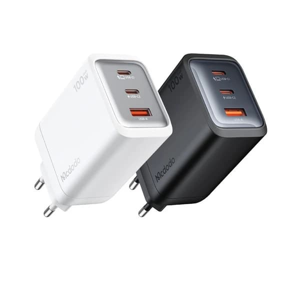 آداپتور شارژر مک دودو مدل Mcdodo CH-012 توان 100 وات به همراه ۳ پورت خروجی