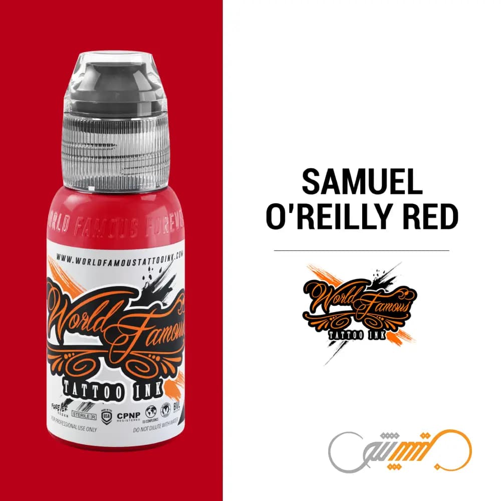 رنگ تتو ورد فیمس ساموئل ریلی رد Samuel O’Reilly Red — تصویر ۴
