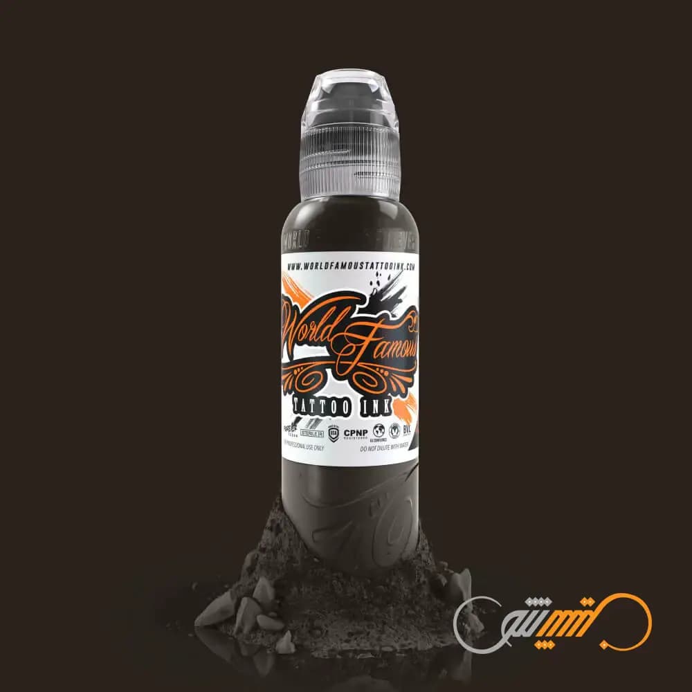 رنگ تتو ورد فیمس بدلنز براون World Famous Ink Badlands Brown — تصویر ۶