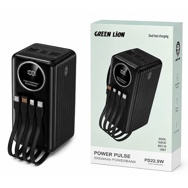 پاور بانک Green Lion مدل CK-105 ظرفیت 50000 میلیآمپر ساعت