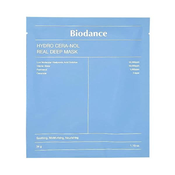 ماسک ورقه ای آبرسان و مرطوب کننده بایودنس Biodance
