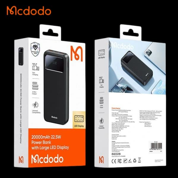 پاور بانک 30000 با توان 22.5 وات مکدودو Mcdodo MC-4240 — تصویر ۵