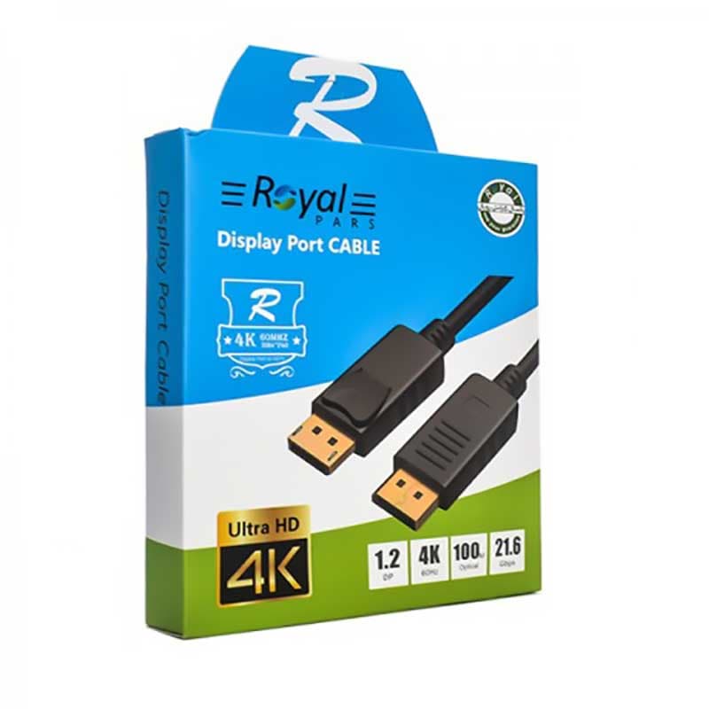کابل DisplayPort رویال طول 1.8 متر کد 6658