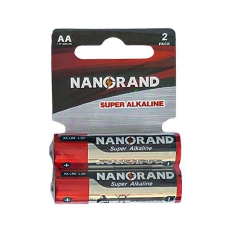 باطری قلمی سوپرآلکالاین کارتی 2 عددی NANGRAND مدل LR6 کد 6665