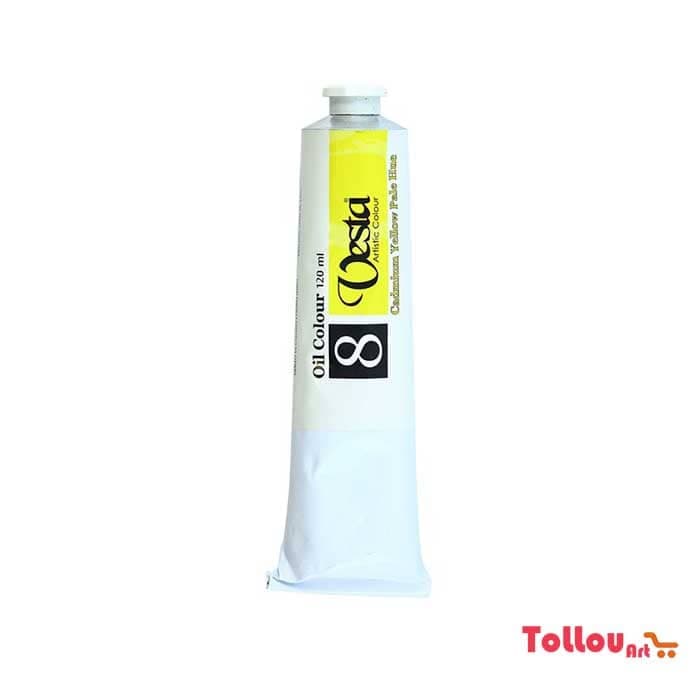 رنگ روغن وستا Cadmium Yellow Pale Hue 8 حجم 120 میل — تصویر ۵