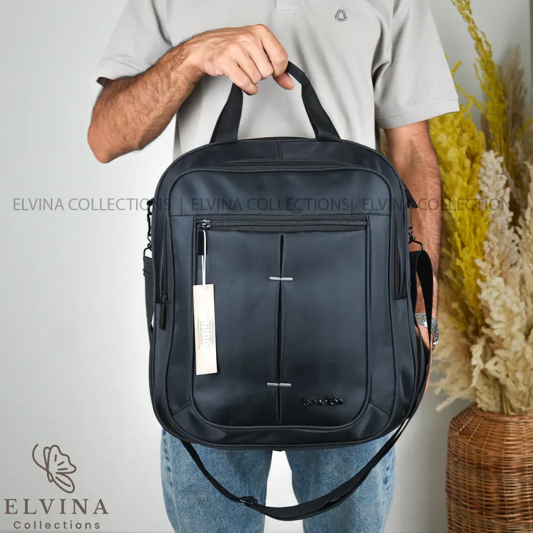 کیف سه کاره بنتون کد 1801 دستی دوشی کوله ای — تصویر ۲