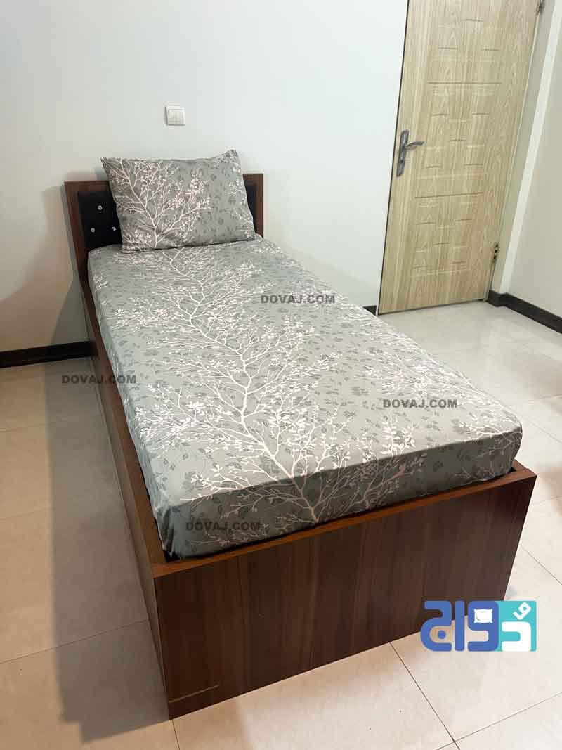 روتختی کشدار تشک تک نفره طرح سروناز(طوسی) کد 140104231