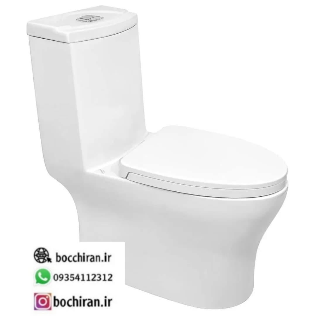 توالت فرنگی سانتا مروارید سفید