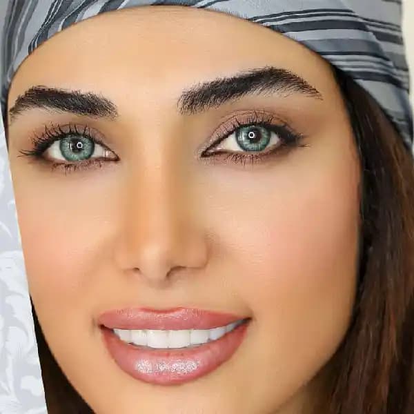 لنز رنگی چشم اکسیژن آی شماره 313 مدل sea green — تصویر ۲