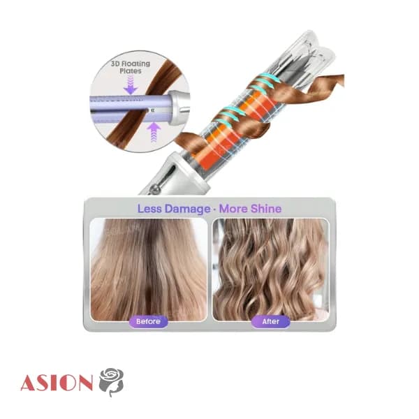 دستگاه فرکننده باد سرد اتوماتیک شیگلم مدل Airflow Styler Pro سایز ۲۵ میلیمتر — تصویر ۶