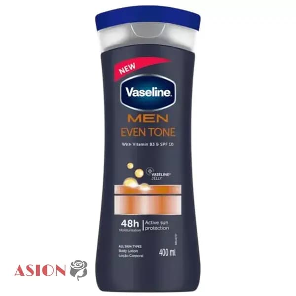 لوسیون بدن مردانه وازلین Vaseline مدل Men Even Tone حجم 400 میل