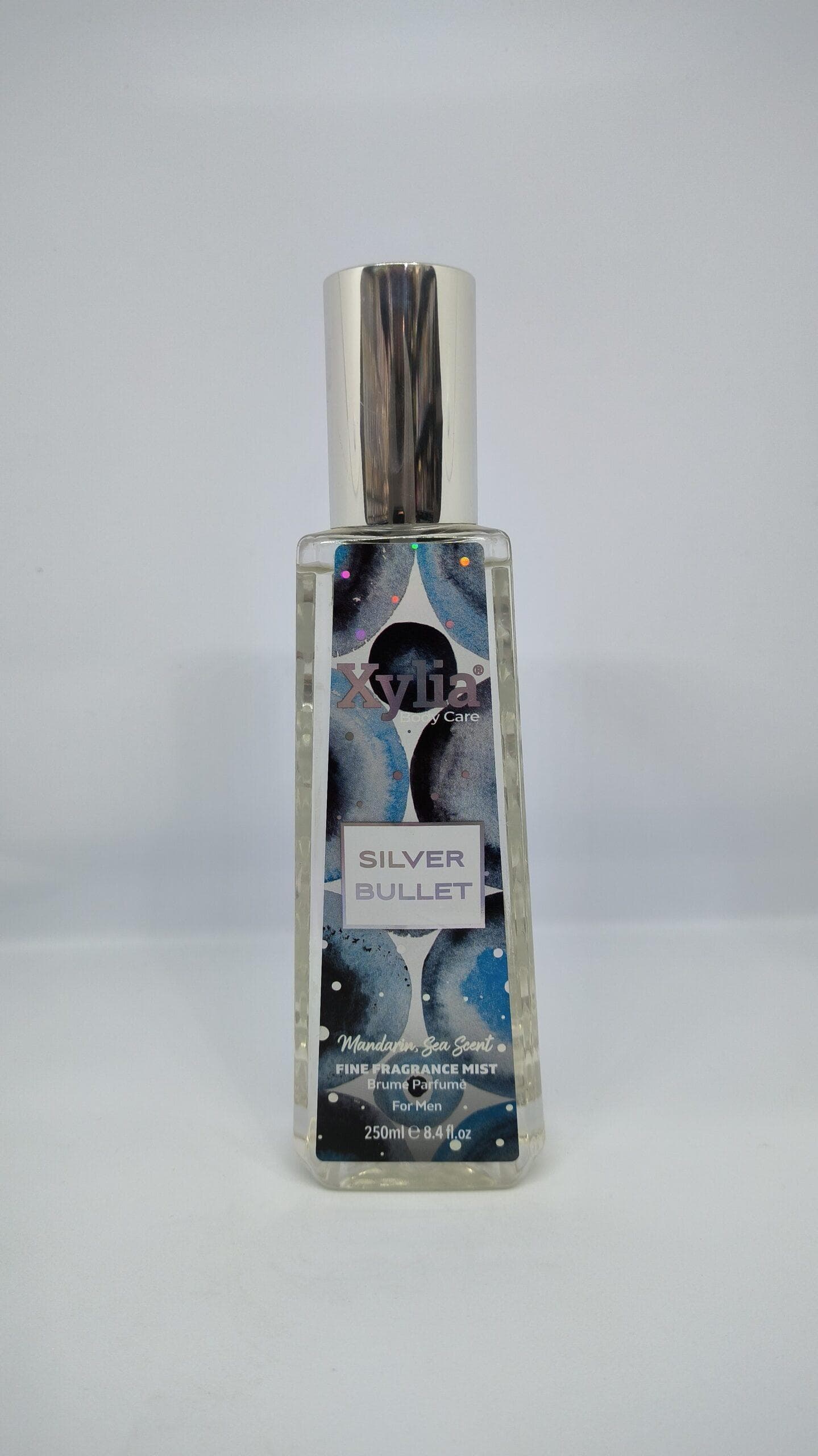 میست بدن و مو مردانه XYLIA مدل SILVER BULLETحجم 250 میل