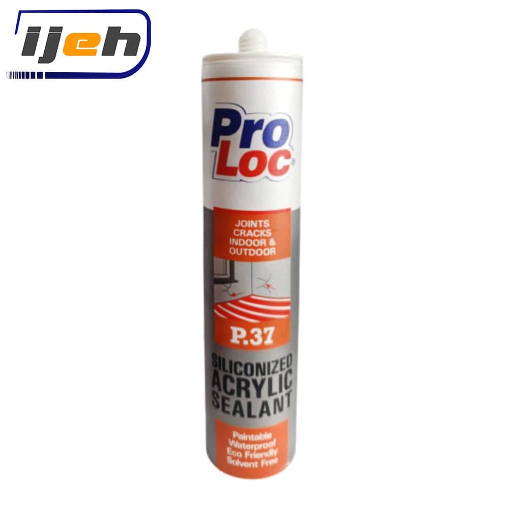 چسب درزگیر اکریلیک سیلیکونی سفید پرولاک Proloc Siliconized Acrylic Sealant 545gr – P.37