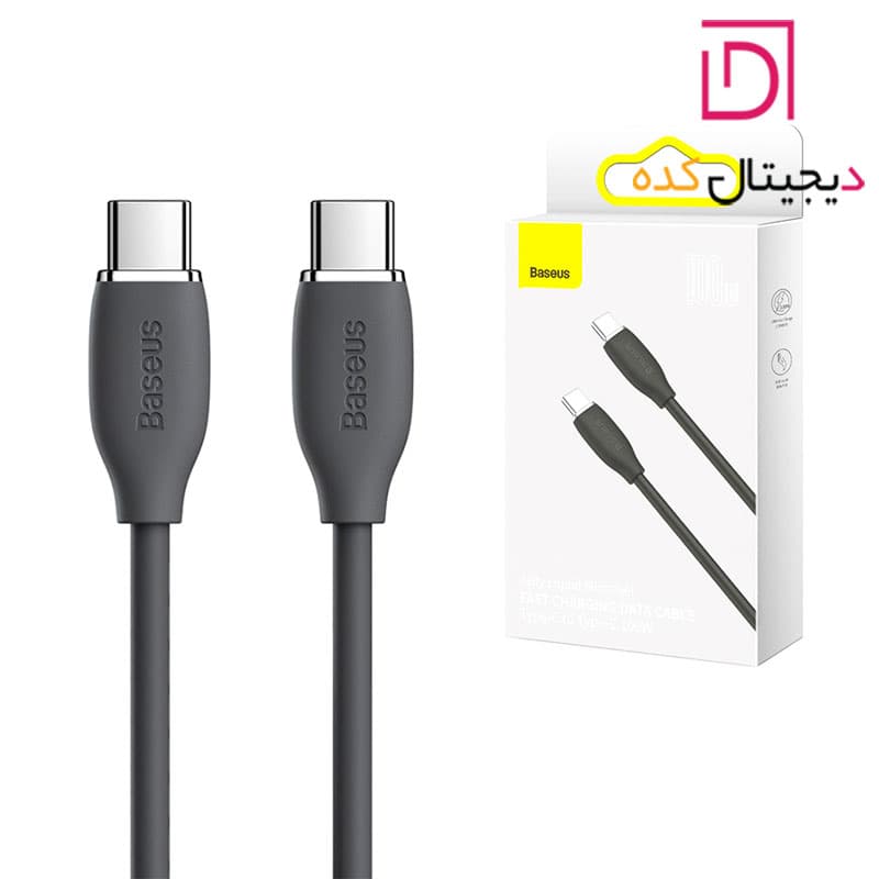 کابل شارژر باسئوس تایپ سی مدل CAGD030001 به طول 1/2 متر — تصویر ۵