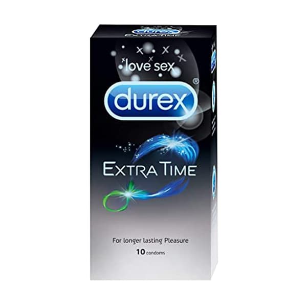 کاندوم Durex Extra Time بسته ۱۰ عددی | تأخیر در انزال، تجربه طولانیتر و لذت مطمئن