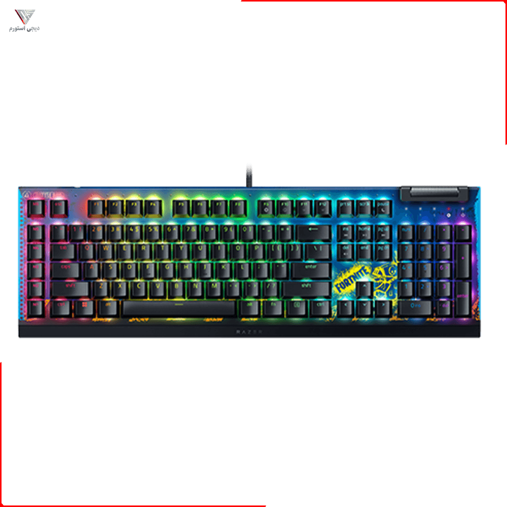 کیبورد Razer BlackWidow V4 X Fortnite Edition
